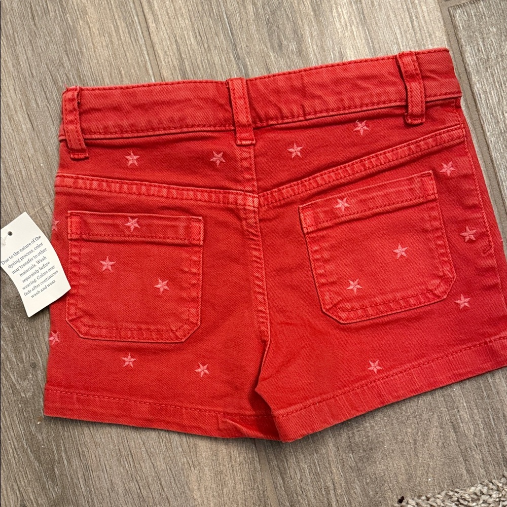 Cat & Jack Red Star Patterned Shorts - Picture 3 of 5